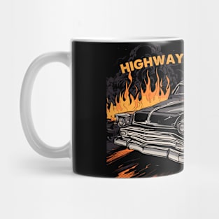 straight from hell car Mug